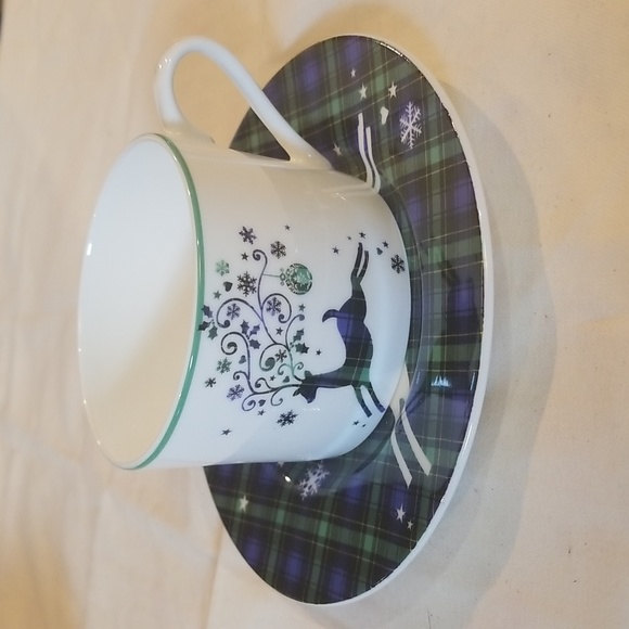 MAXWELL WILLIAMS  green designer home ware 2 piece cover decor jumping Deer - Picture 2 of 5